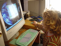 child on computer