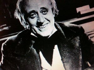 Alister Sims playing Scrooge